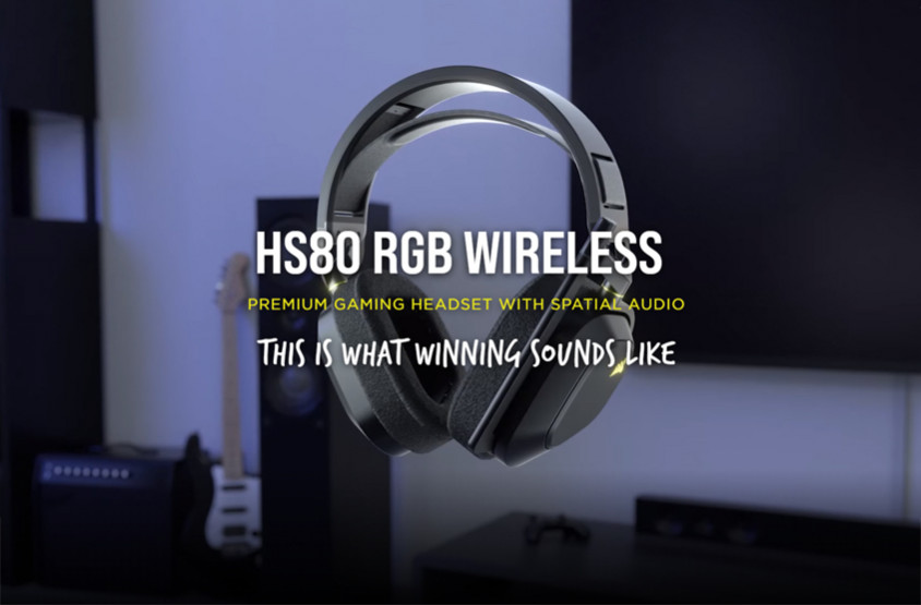 Corsair HS80 RGB Wireless CA-9011235-EU Kablosuz Gaming Kulaklık