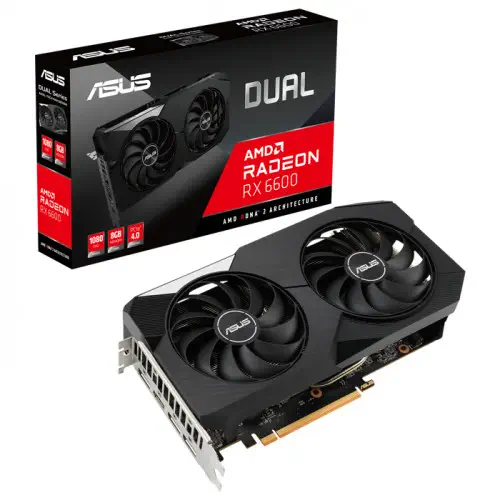 ASUS DUAL-RX6600-8G Gaming Ekran Kartı