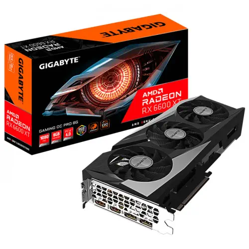 Gigabyte Radeon RX 6600 XT Gaming OC PRO 8G Gaming Ekran Kartı