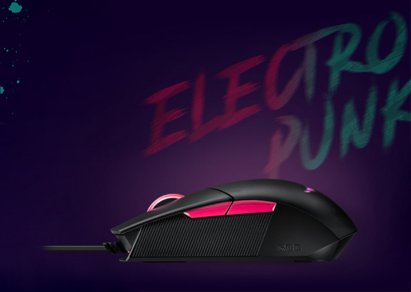 Asus ROG Strix Impact II Electro Punk Kablolu Gaming Mouse