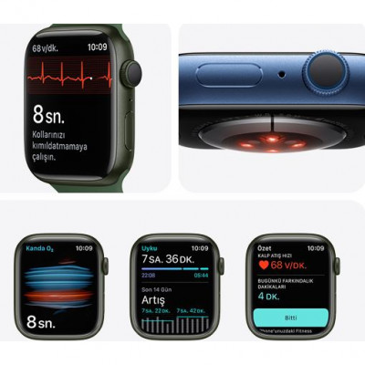 Apple Watch Nike Series 7 GPS, 45mm Gece Yarısı