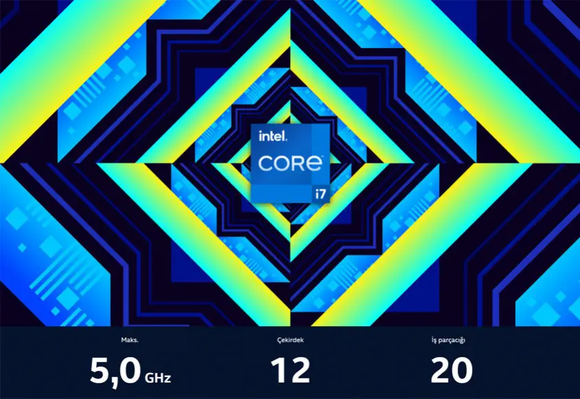 Intel Core i7-12700K İşlemci