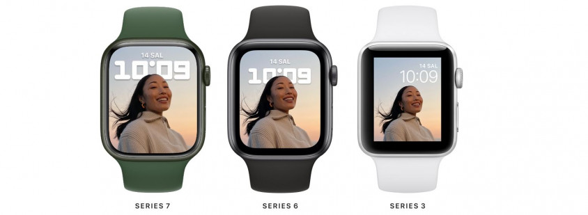 Apple Watch Nike Series 7 GPS, 45mm Gece Yarısı