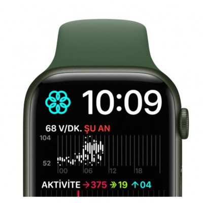 Apple Watch Nike Series 7 GPS, 45mm Gece Yarısı