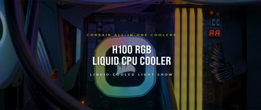 Corsair H100 RGB CW-9060053-WW İşlemci Sıvı Soğutucu