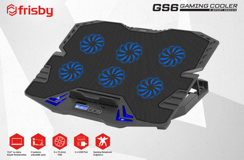 Frisby GS6 FNC-5235ST Gaming Notebook Soğutucu