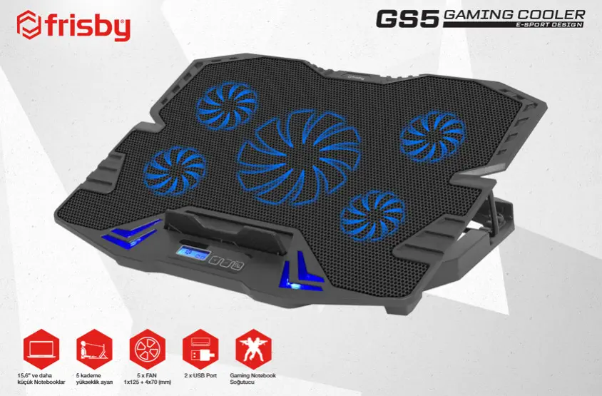 Frisby GS5 FNC-5232ST Gaming Notebook Soğutucu