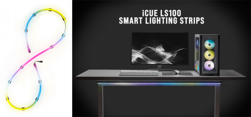 Corsair iCUE LS100 1.4m Smart Lighting Strip Expansion Kit