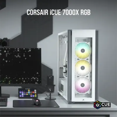 Corsair iCUE 7000X RGB CC-9011227-WW E-ATX Full-Tower Gaming Kasa