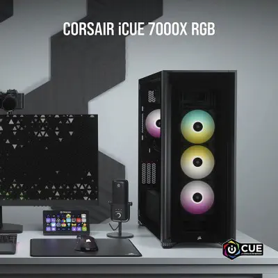 Corsair iCUE 7000X RGB CC-9011226-WW E-ATX Full-Tower Gaming Kasa
