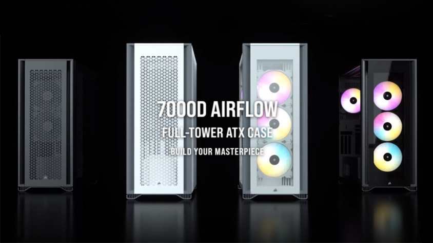 Corsair 7000D AirFlow CC-9011219-WW E-ATX Full-Tower Gaming Kasa