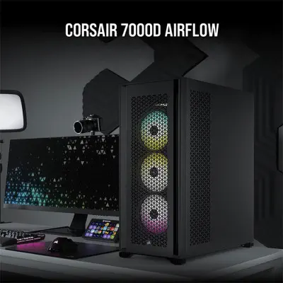 Corsair 7000D AirFlow CC-9011218-WW E-ATX Full-Tower Gaming Kasa