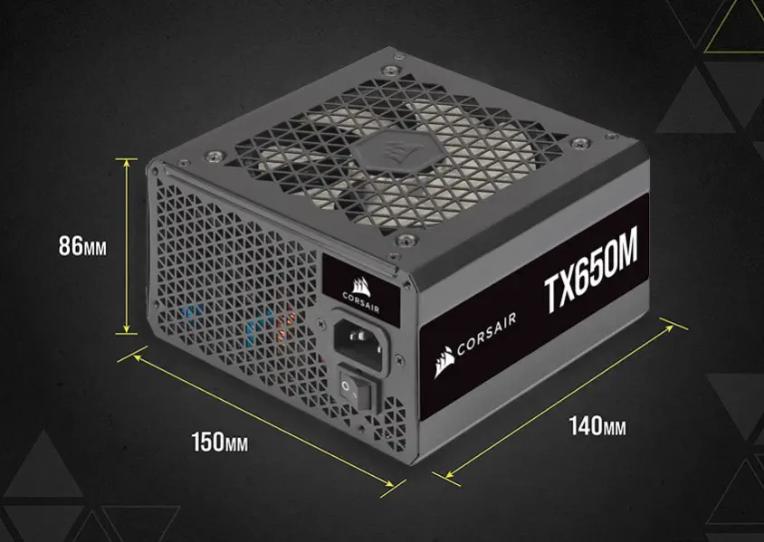 Corsair TX650M CP-9020229-EU 650W Yarı Modüler Power Supply