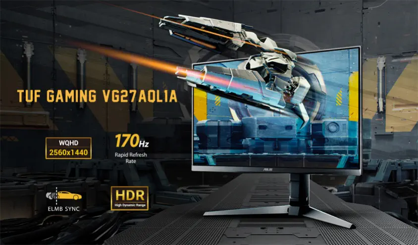 ASUS TUF Gaming VG27AQL1A 27” IPS WQHD Gaming Monitör