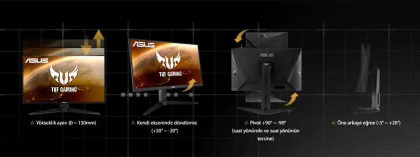 ASUS TUF Gaming VG27AQL1A 27” IPS WQHD Gaming Monitör