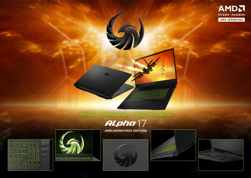 MSI Alpha 17 B5EEK-018XTR 17.3″ Full HD Gaming Notebook