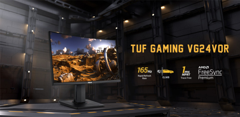 Asus TUF Gaming VG24VQR 23.6” VA Full HD Curved Gaming Monitör