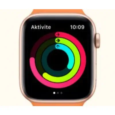 Apple Watch SE Altın Alüminyum Kasa ve Yıldız Işığı Spor Kordon