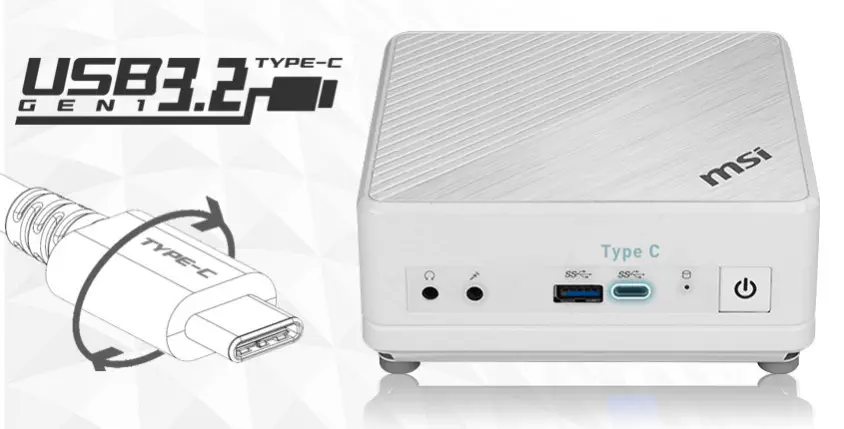 MSI Cubi 5 10M-272TR Beyaz Mini PC