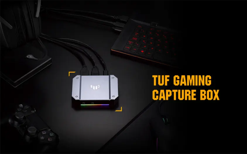 Asus TUF Gaming Capture Box CU4K30 RGB Capture Card (90YM00H0-B0EA00)