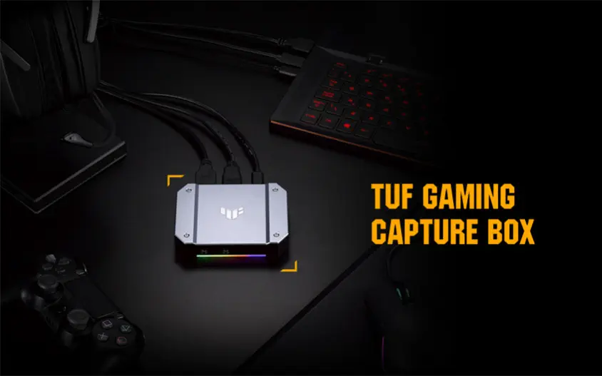 ASUS TUF Gaming Capture Box CU4K30 RGB Capture Card (90YM00H0-B0EA00)
