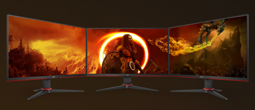 AOC 24G2SAE/BK 23.8″ VA Full HD Gaming Monitör