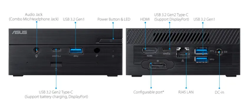 Asus PN50-BBR545MD-CSM Barebone Mini PC