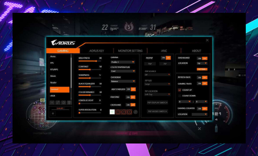 Gigabyte Aorus FO48U 47.5” OLED 4K UHD Gaming Monitör