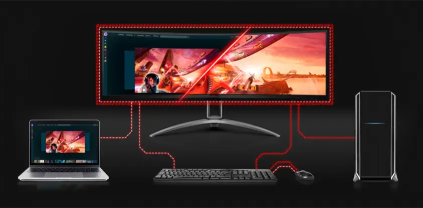 AGON AG493UCX2 48.8″ VA DQHD Curved Gaming Monitör