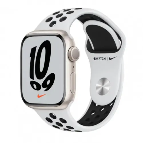 Apple Watch Nike Series 7 GPS, 45mm Yıldız Işığı