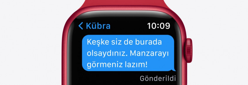 Apple Watch Nike Series 7 GPS, 45mm Gece Yarısı
