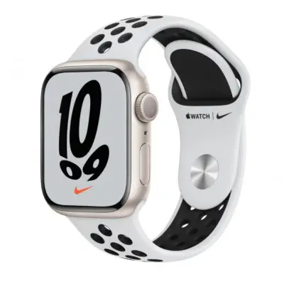 Apple Watch Nike Series 7 GPS, 45mm Yıldız Işığı
