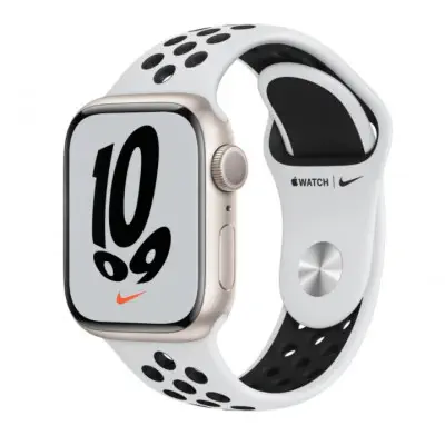 Apple Watch Nike  Series 7 GPS 41mm Yıldız Işığı 