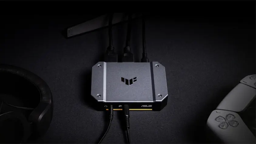 ASUS TUF Gaming Capture Box CU4K30 RGB Capture Card (90YM00H0-B0EA00)
