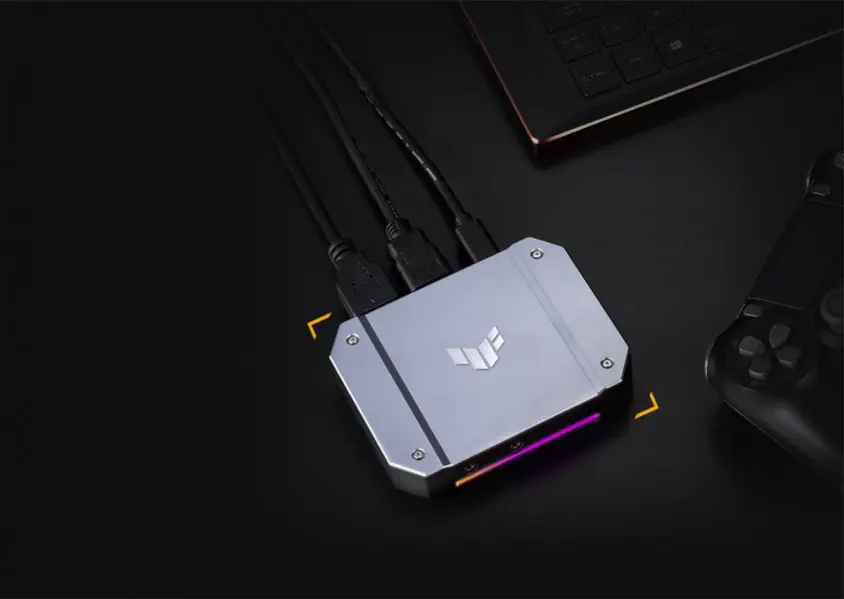 ASUS TUF Gaming Capture Box CU4K30 RGB Capture Card (90YM00H0-B0EA00)