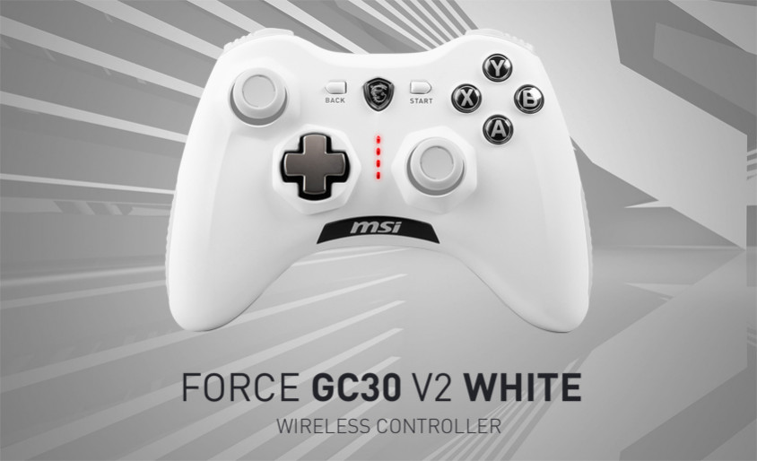 MSI Force GC30 V2 White Kablosuz Gamepad