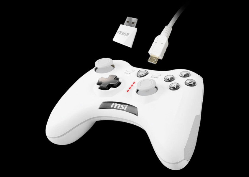 MSI Force GC30 V2 White Kablosuz Gamepad