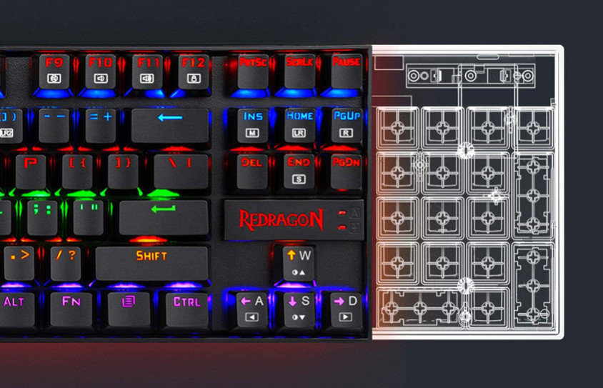 Redragon K552 Kumara K552-KR Kablolu Gaming Klavye