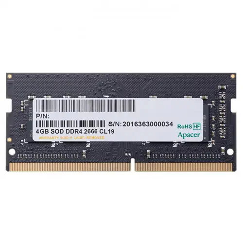 Apacer ES.04G2V.KNH 4GB DDR4 2666MHz Notebook Ram