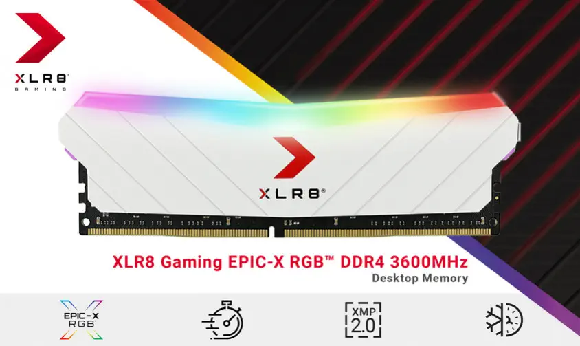 PNY XLR8 Gaming EPIC-X RGB 16GB DDR4 3600MHz Gaming Ram