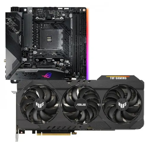 Asus TUF-RTX3080TI-12G-GAMING Ekran Kartı + Asus ROG Strix X570-I Gaming Anakart Bundle