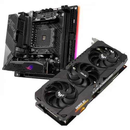 Asus TUF-RTX3080TI-12G-GAMING Ekran Kartı + Asus ROG Strix X570-I Gaming Anakart Bundle