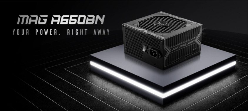 MSI MAG A650BN 650W Power Supply