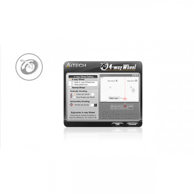 A4 Tech OP-330 1200DPI USB V-Track Optik Mouse