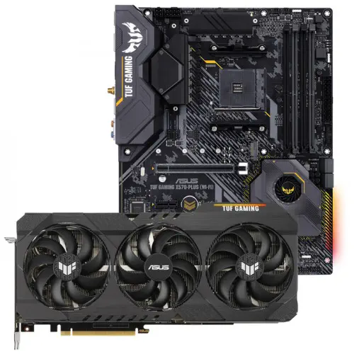 Asus TUF-RTX3080TI-O12G-GAMING Ekran Kartı + Asus TUF Gaming X570-Plus (WI-FI) Anakart Bundle