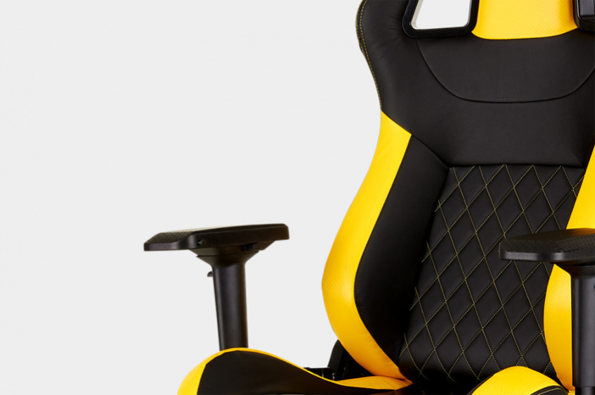 Corsair T1 Race Yellow CF-9010015-WW Gaming Koltuk