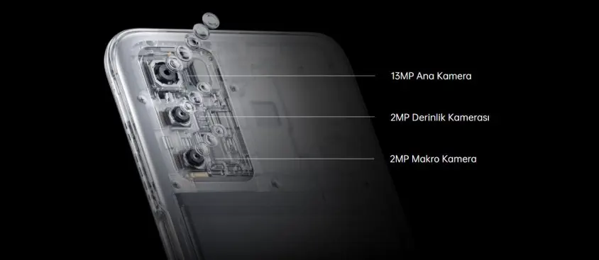 OPPO A16 64GB 4GB RAM Kristal Siyahı Cep Telefonu