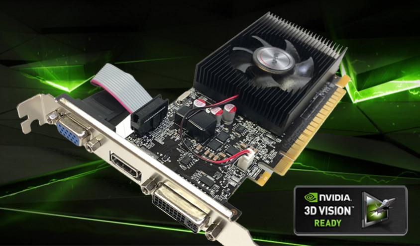 Placa de Vídeo AFOX GeForce GT740 AF740-4096D3L3 - 4GB GDDR3 128 bits -  PCI-Express 3.0 - DHCP Informática