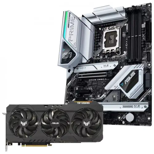 Asus TUF-RTX3080-O10G-V2-GAMING Ekran Kartı + Asus Prime Z690-A Anakart Bundle