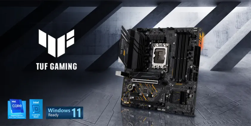 ASUS TUF Gaming B660M-E D4 Gaming Anakart
